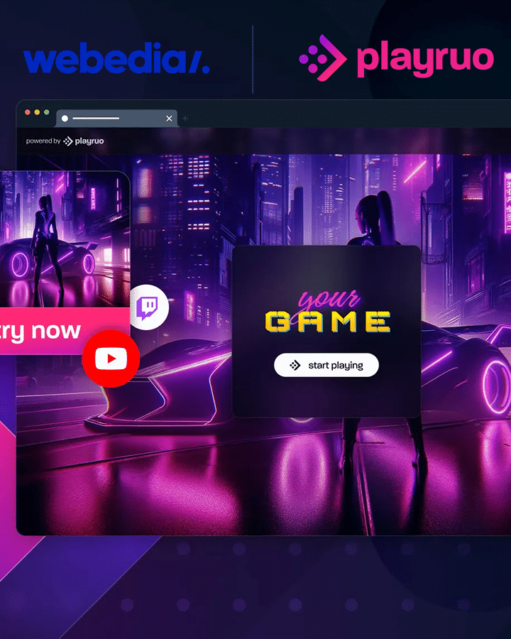 Webedia and Playruo launch Click & Play : an exclusive partnership revolutionizing digital communication
